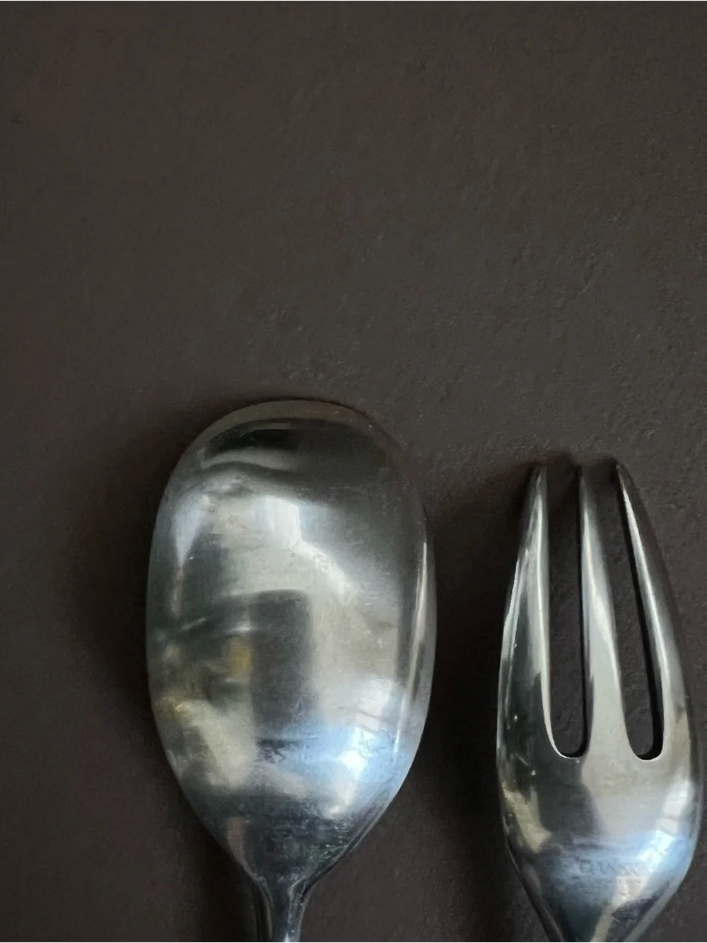 Vintage Dansk Wood Handle Serving Set